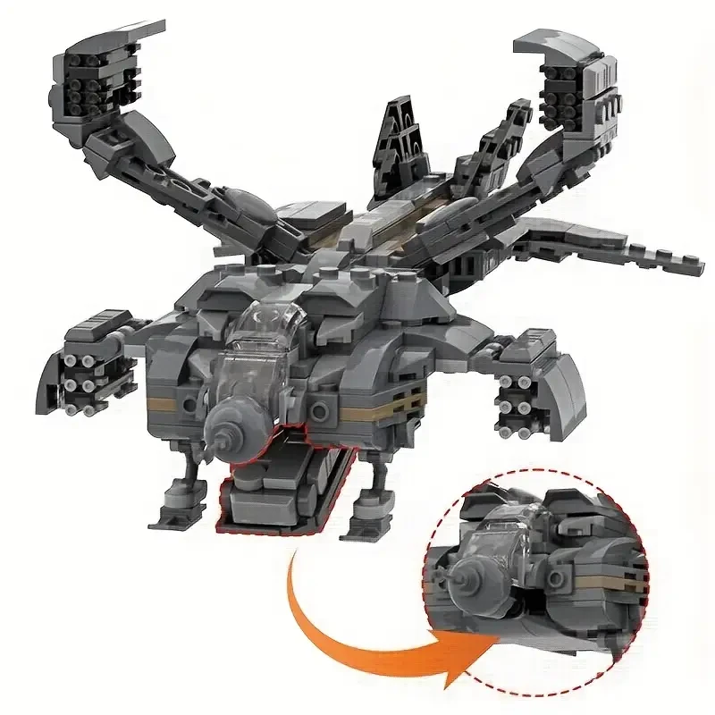UD-4L Dropship Landing Type - Detailed Extraterrestrial Spaceship Model
