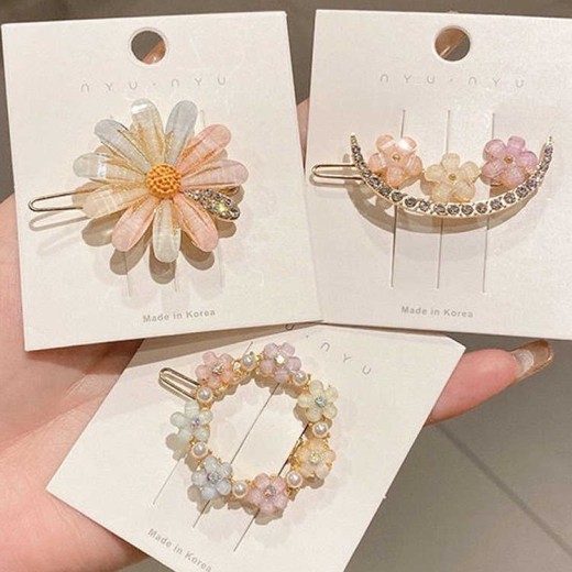 Summer Alloy Handmade Temperament Petals Barrettes