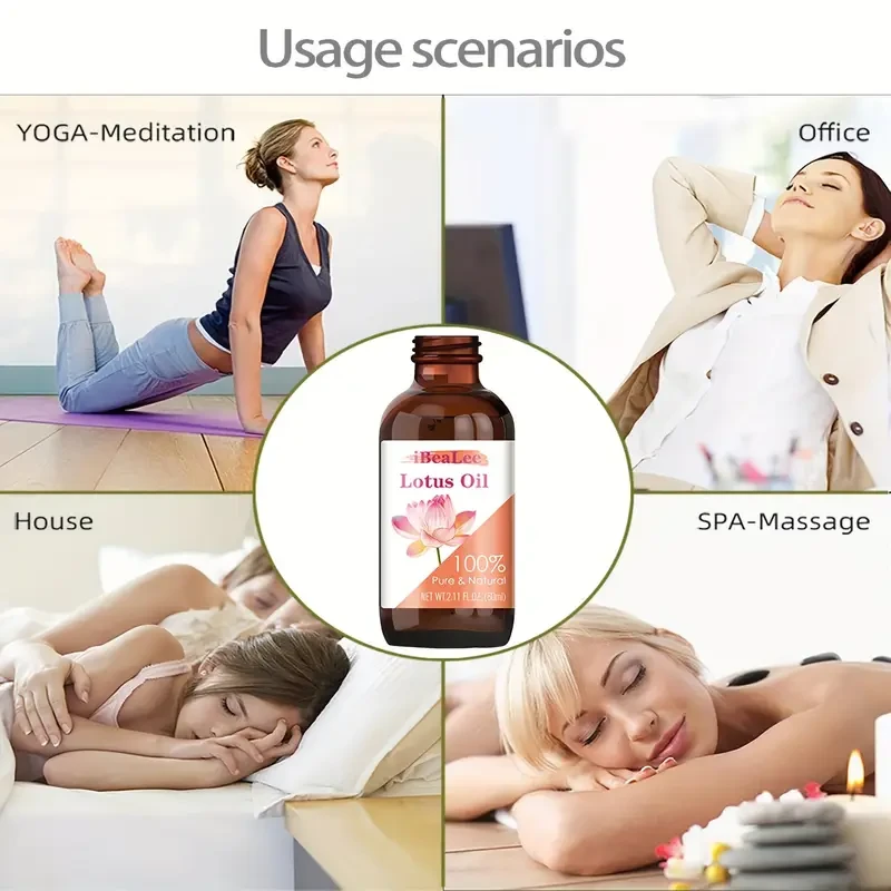 100% Pure Natural Lotus Moisturizing Facial Oil