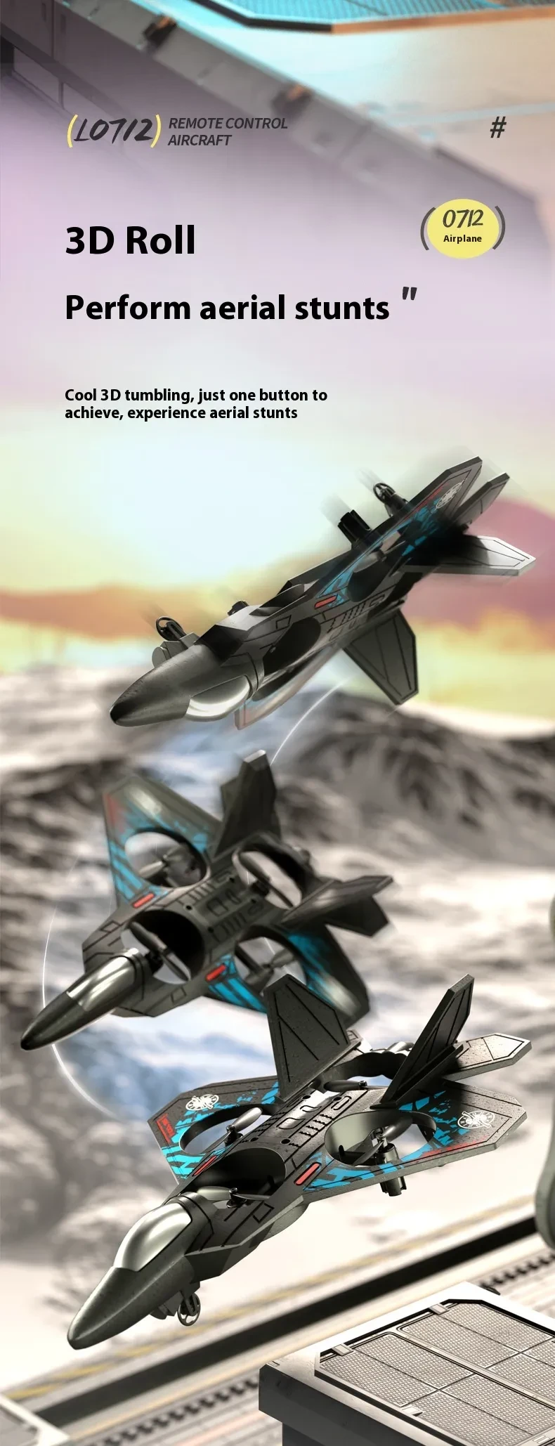 Remote Control Fixed Height Foam Glider Children's Aircraft Toy