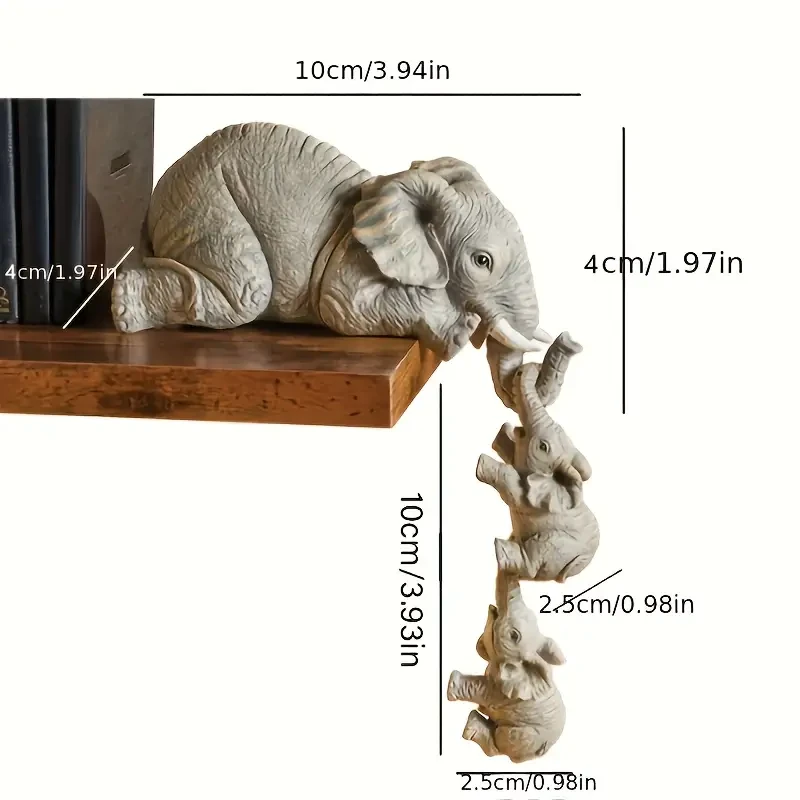 3pcs/set Adorable Elephant Hanging Decor