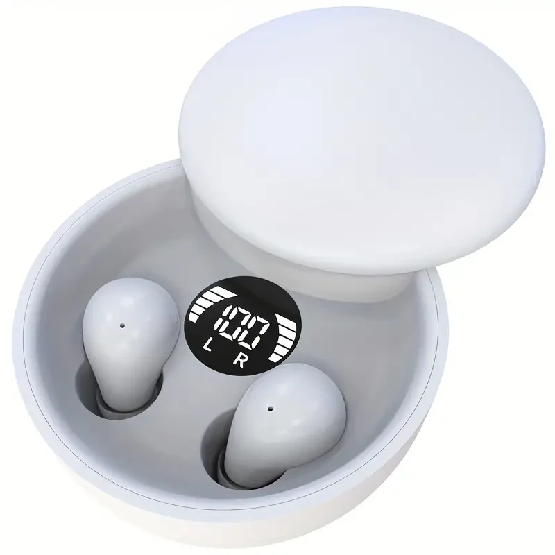 Ultra Mini TWS Wireless Earbuds - Compact In-Ear Comfort with Immersive Sound & Portable Charging Case