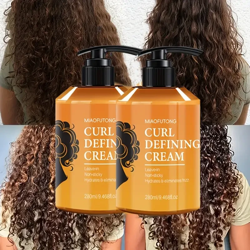 Set of 3 - 280Ml Moroccan Argan Oil Curl Defining Cream