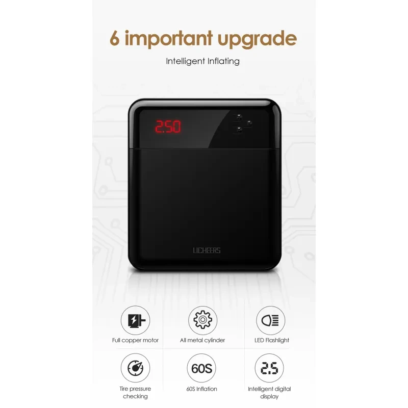 Car universal car portable intelligent air pump