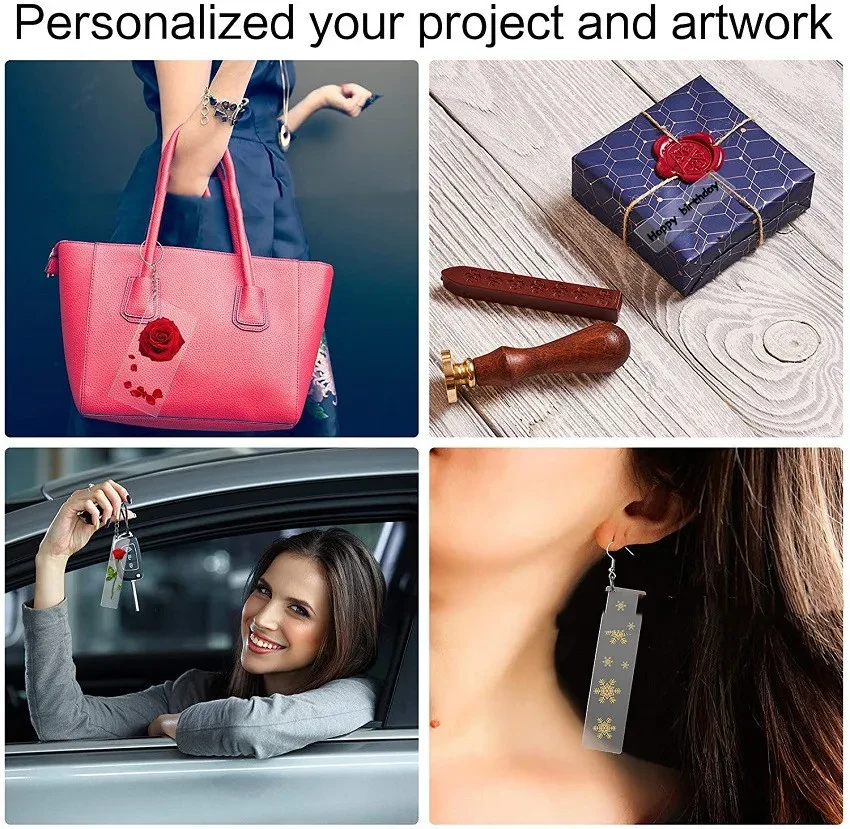 Heat Transfer High Clear Acrylic Keychain