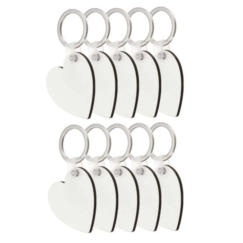 Simple Creative Love Blank Keychain