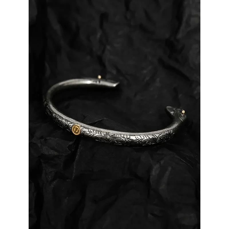 Men's Retro Japanese Style Viking Battle Bracelet