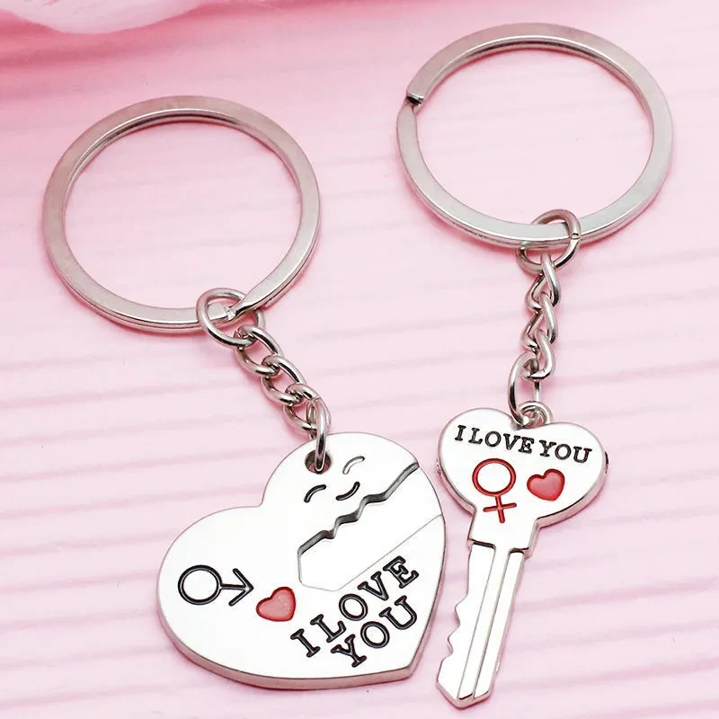 Creative Personality Cute Couple Keychain Set