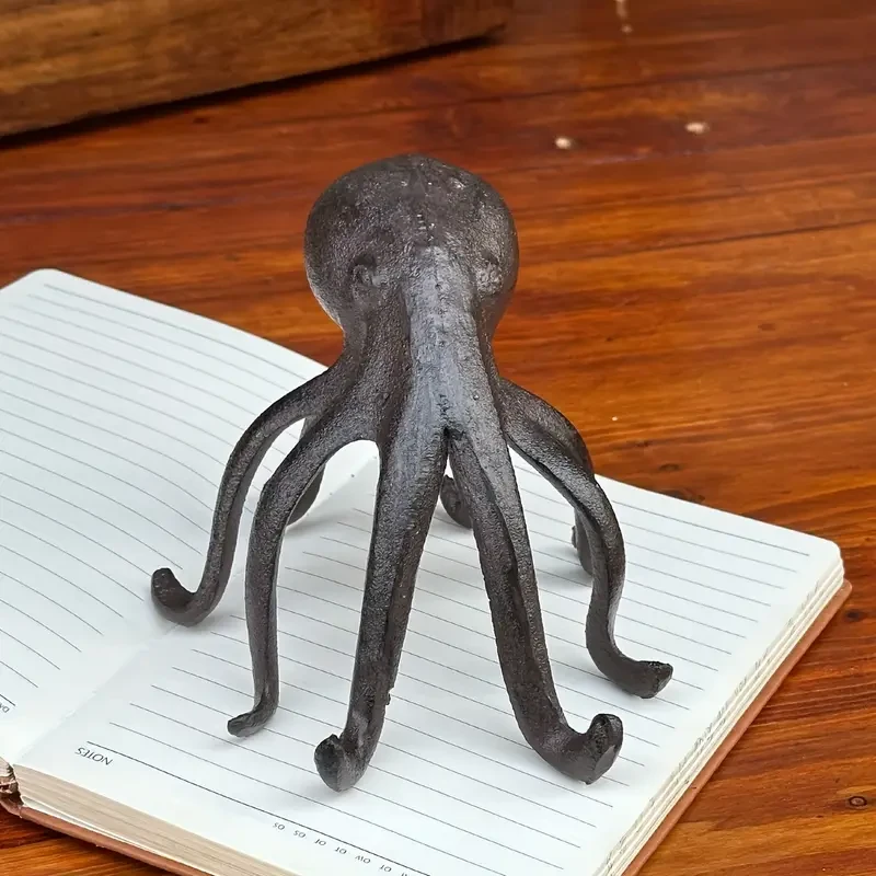 Cast Iron Octopus Phone Holder