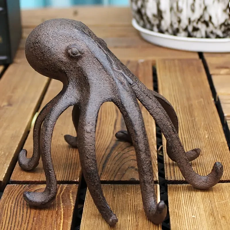 Cast Iron Octopus Phone Holder