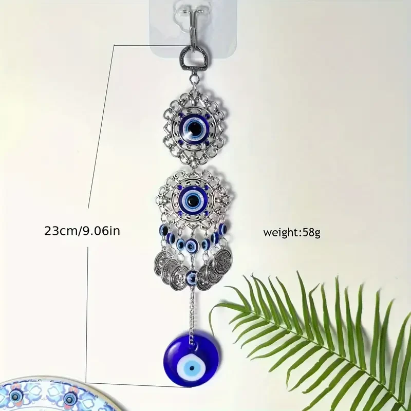 Luxurious Blue Evil Eye Wall Hanging