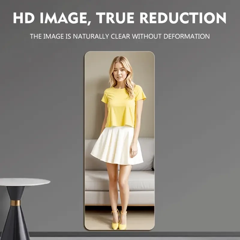 Full-Length Acrylic Mirror Sticker