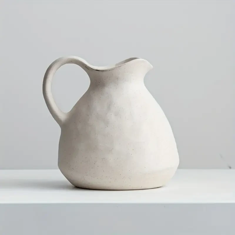 NJCHARMS Ceramic Kettle Vase 1pc