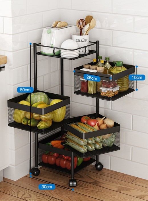 Shelves Kitchen Solid Wood Wall Shelf Wrought Iron Bracket