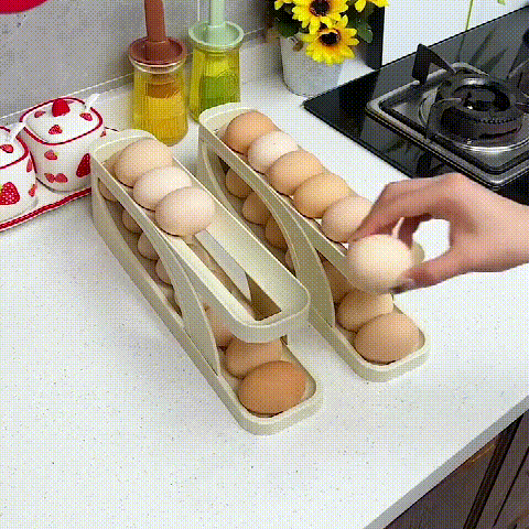 Automatic Roll-Down Double-layer Egg Dispenser