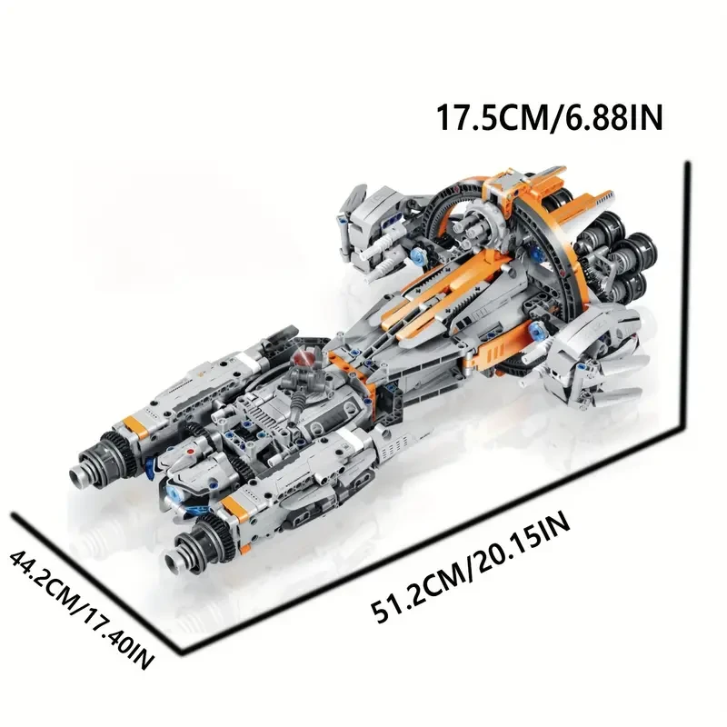 Mechanical Group Series Building Block Set, Interstellar Fighter Toy Model