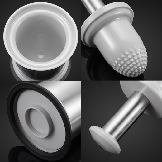 Kitchen Household Multi-functional Stainless Steel Manual Garlic Masher