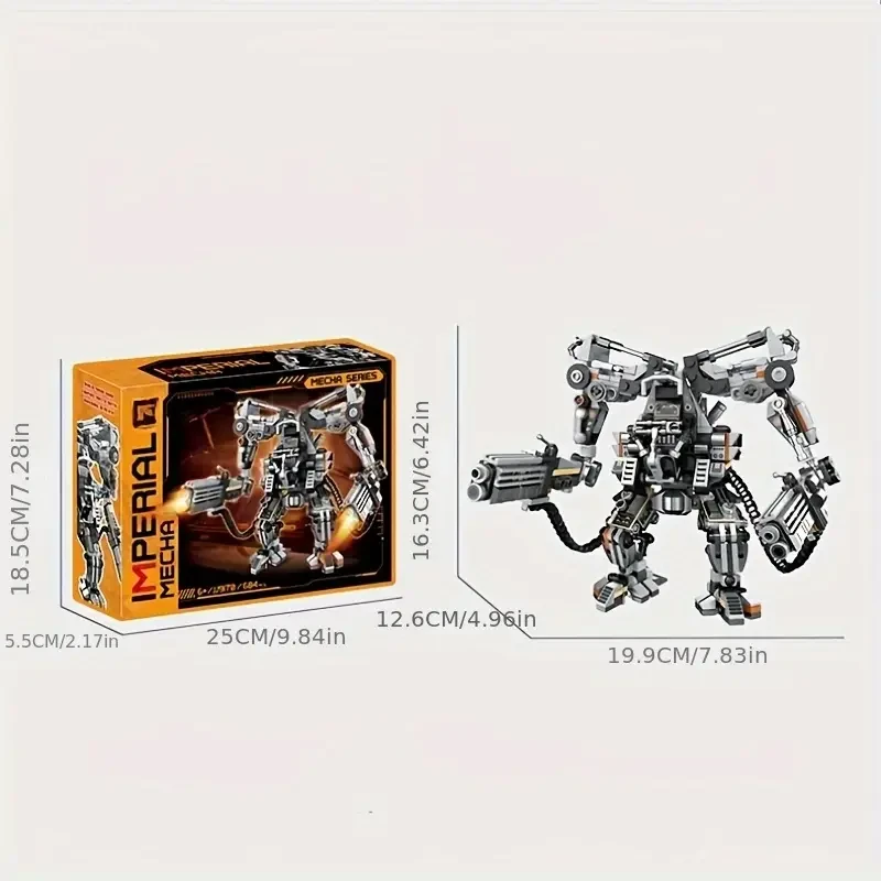 684pcs Robot Building Blocks