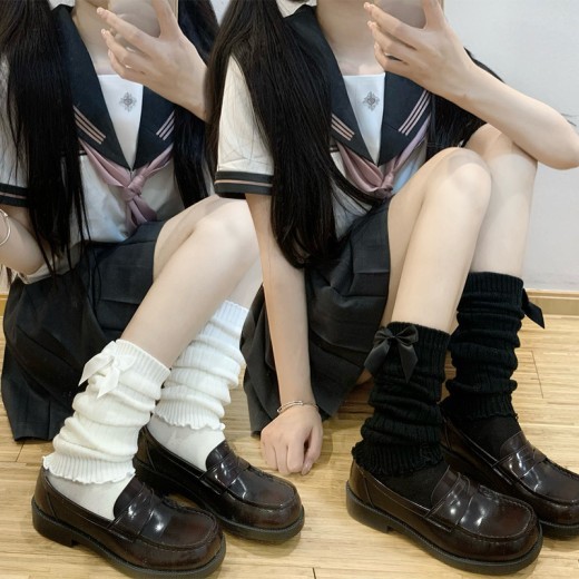 Harajuku Style Hot Girl Jk Preppy Style Calf Long Tube Bunching Socks