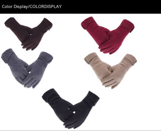 Winter Riding Thermal Fleece Gloves Households