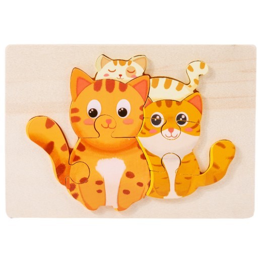 Animal Parent-child Three-dimensional Puzzle Blocks Toys