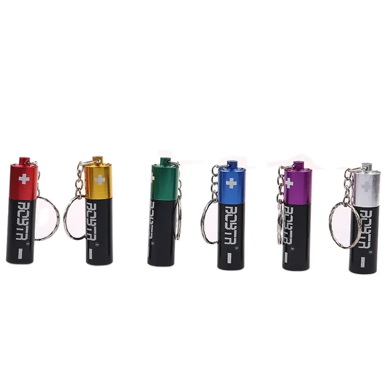 Mini Battery Shaped Pipe Filter With Keychain