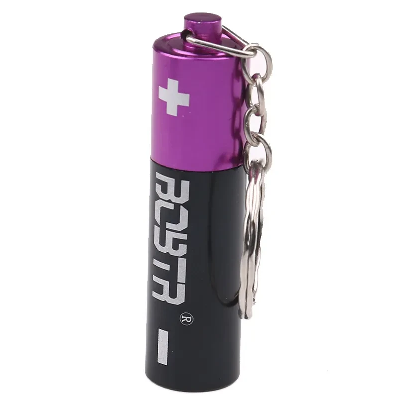 Mini Battery Shaped Pipe Filter With Keychain
