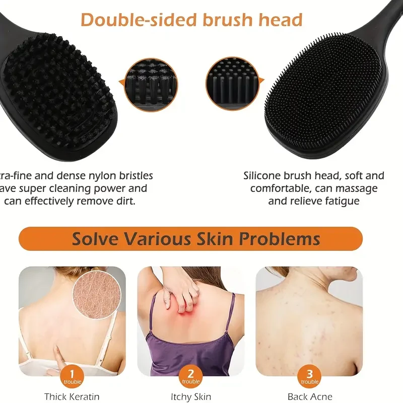 Luxury Long Handle Back Scrubber