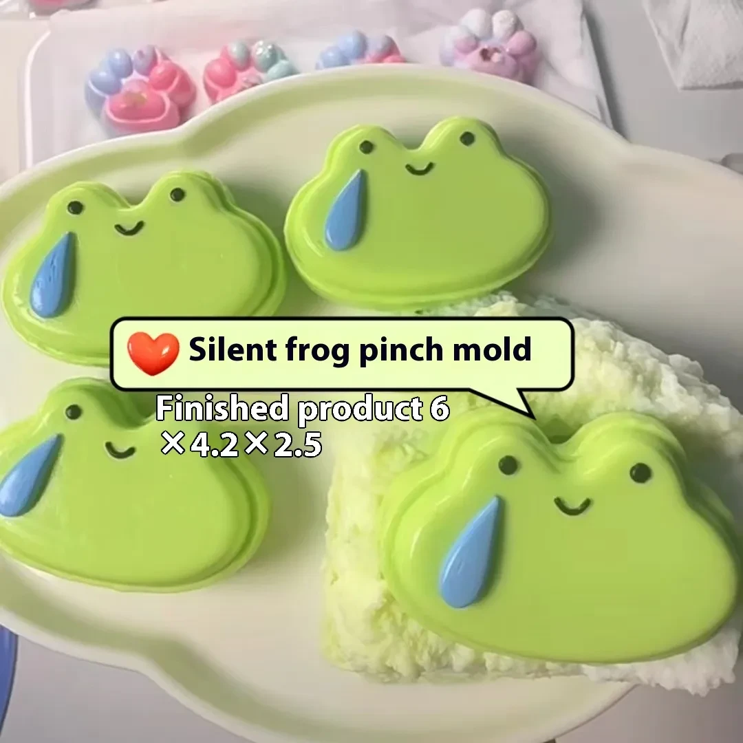 Silent Frog Squeezing Toy Silicone Mold Manual Mold Can Be Squeezing Toy