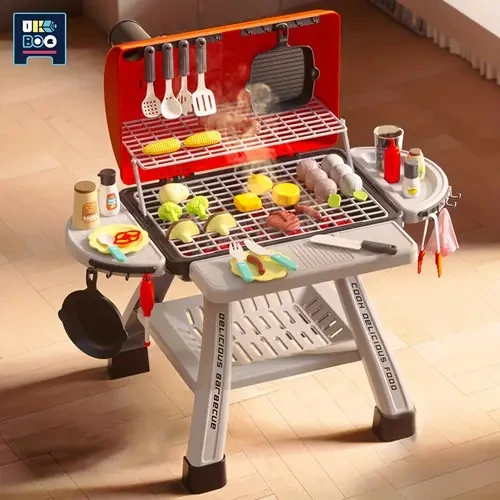 UKBOO BBQ Grill Playset for Youngsters