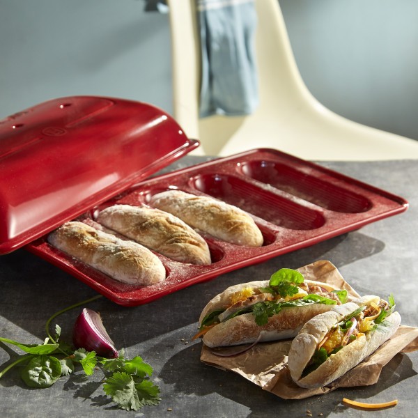 Mini-Baguettes Bread Baker - Linen - Emile Henry