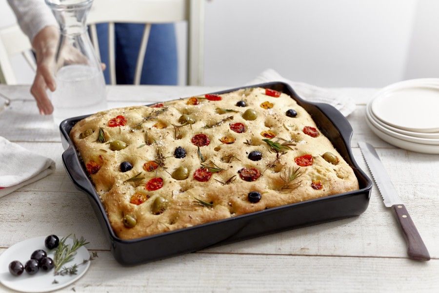 Focaccia Bread Baker - Charcoal - Emile Henry