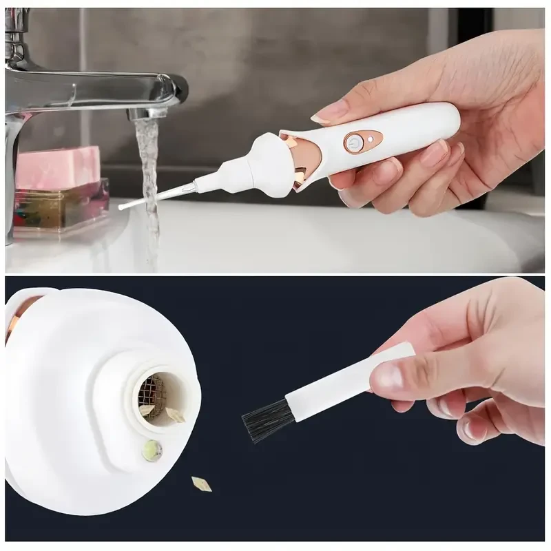 ProEar Cleaner - Illuminated Ear Wax Removal Tool with Suction & Digging Functions, Rechargeable & Portable with LED Light