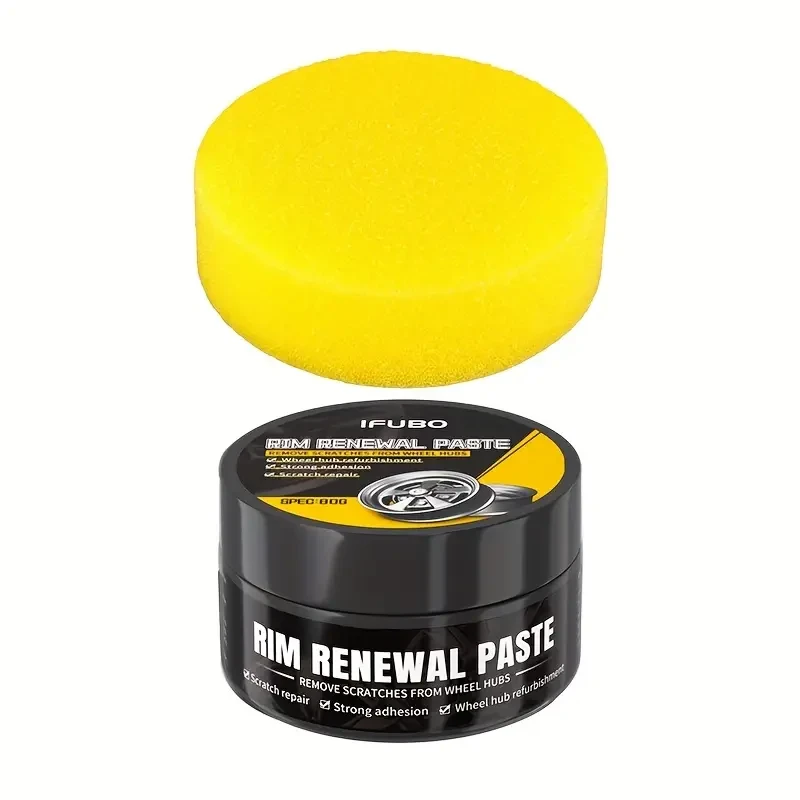 Car Wheel Rim Scratch Refurbishment Paste, Tire Rim Scratch Paint Repair Paste