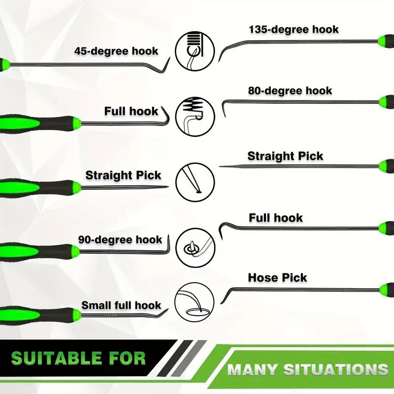 10pcs Pick And Hook Set