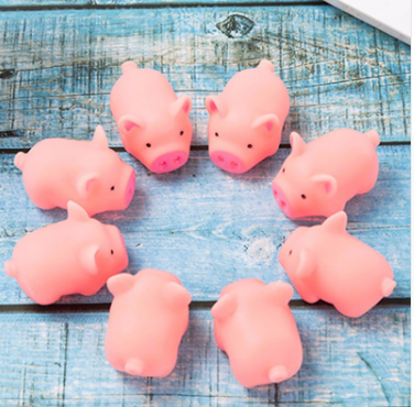 Sounding pig toy venting whole person pinching called powder pig decompression toy