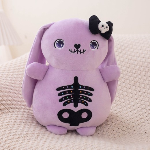Cartoon Halloween Dark Skull Rabbit Doll