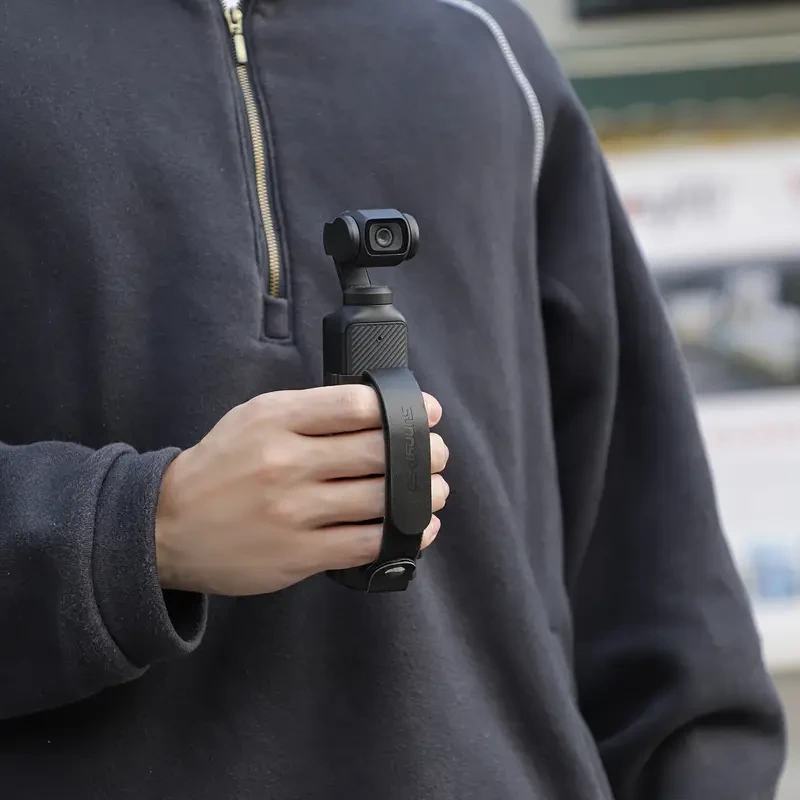 1 Set Portable Anti-Drop Strap + Cold Boot Extension Handle Kit for DJI Pocket 3 (Not Included)