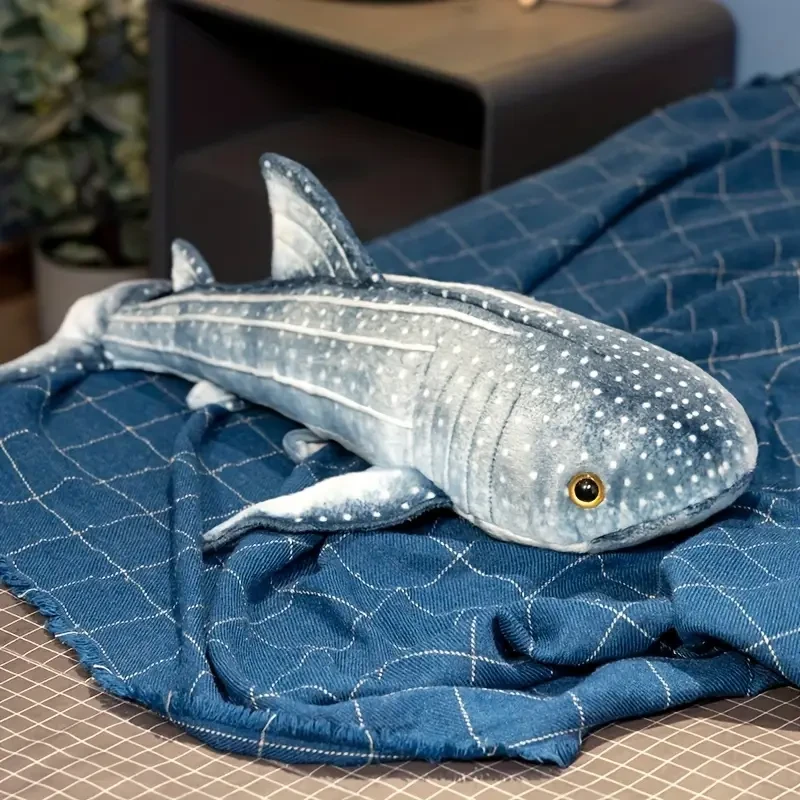 1pc Adorable Blue Whale Plush Toy