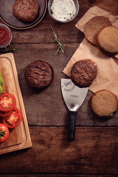 Churrasco Black Barbecue Burger Spatula 4", 11cm - Tramontina