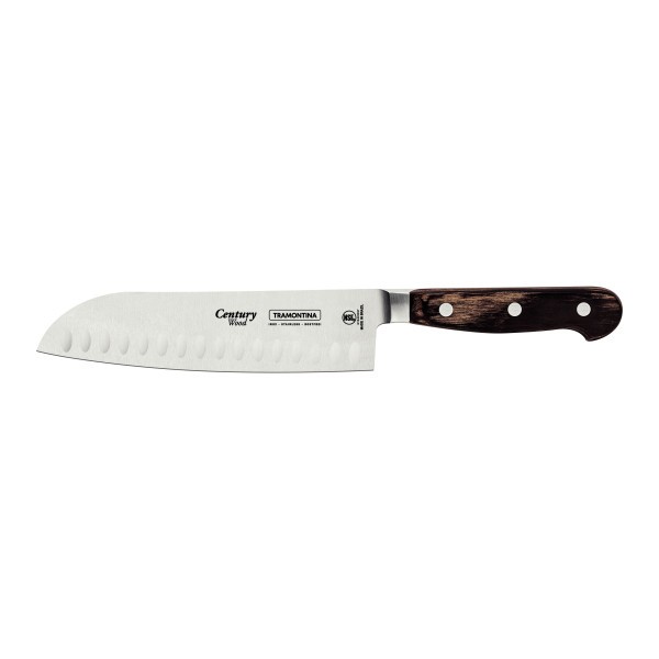 Century Wood Santoku Knife 7", 18cm - Tramontina