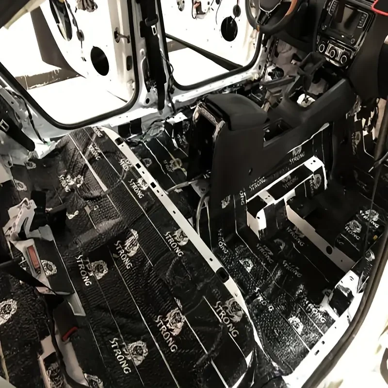 Premium Neoprene Rubber & Aluminum Soundproofing Kit for Cars and RVs