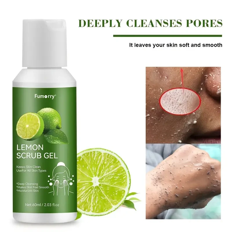 2-Pack Unisex Adult Lemon & Aloe Vera Moisturizing Scrub Gel