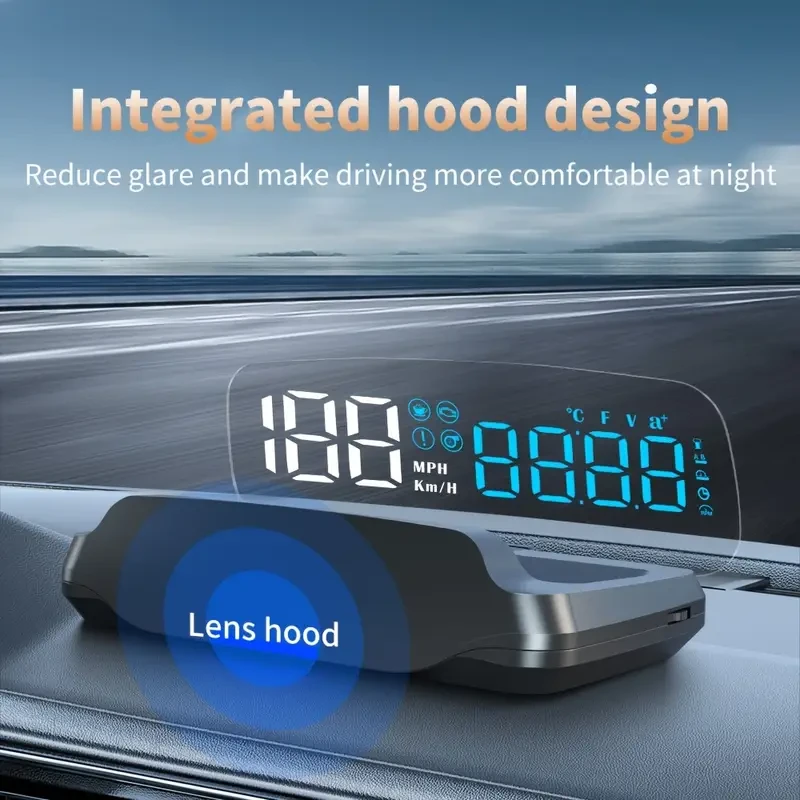 Upgraded 17.78cm OBD Head-Up Display for Cars