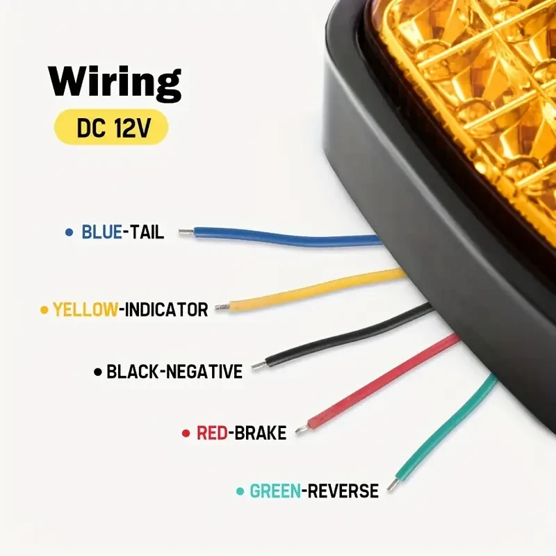 2x LED Tail Lights Stop Indicator Reverse 12V Ute Trailer Caravan Truck Boat