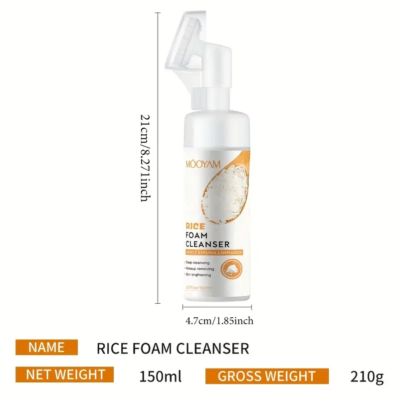 Rice Fermentation Filtrate Foaming Cleanser