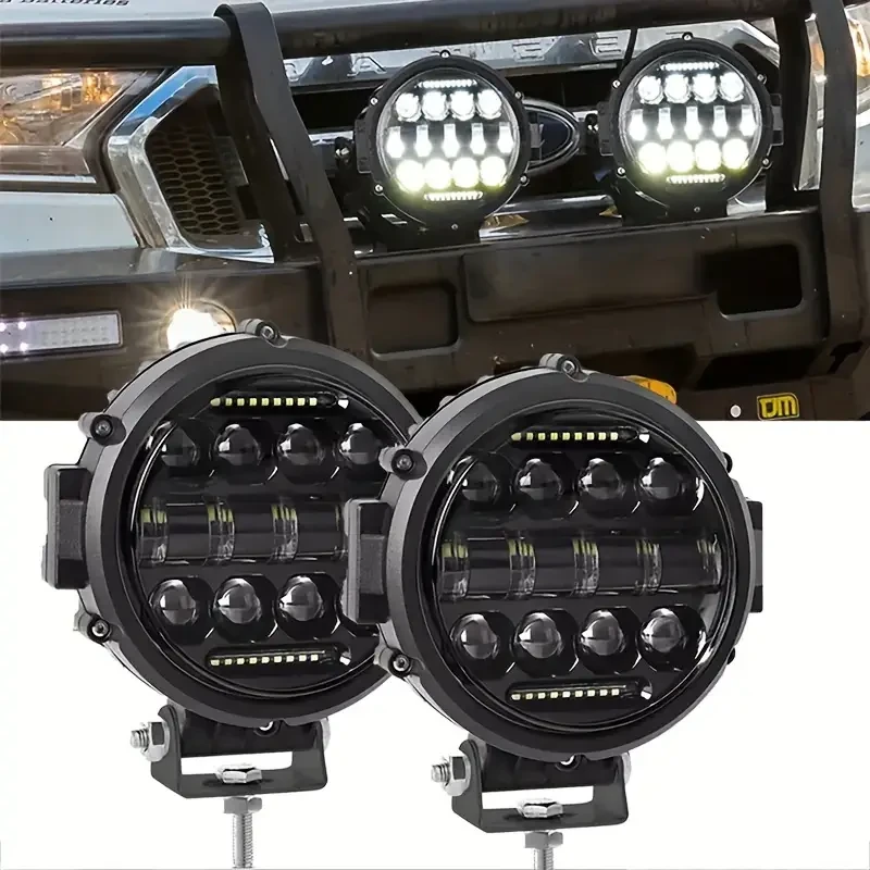 17.78 cm Round LED Off-Road Driving Lights