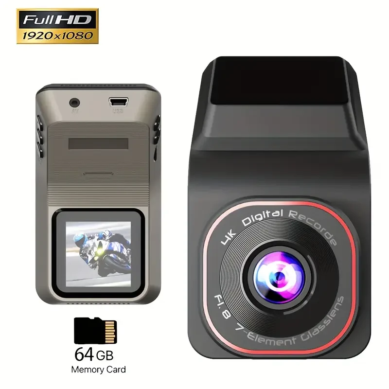 ESPONER Full HD 1920x1080 Dash Cam with 5.08cm Mini Hidden Screen