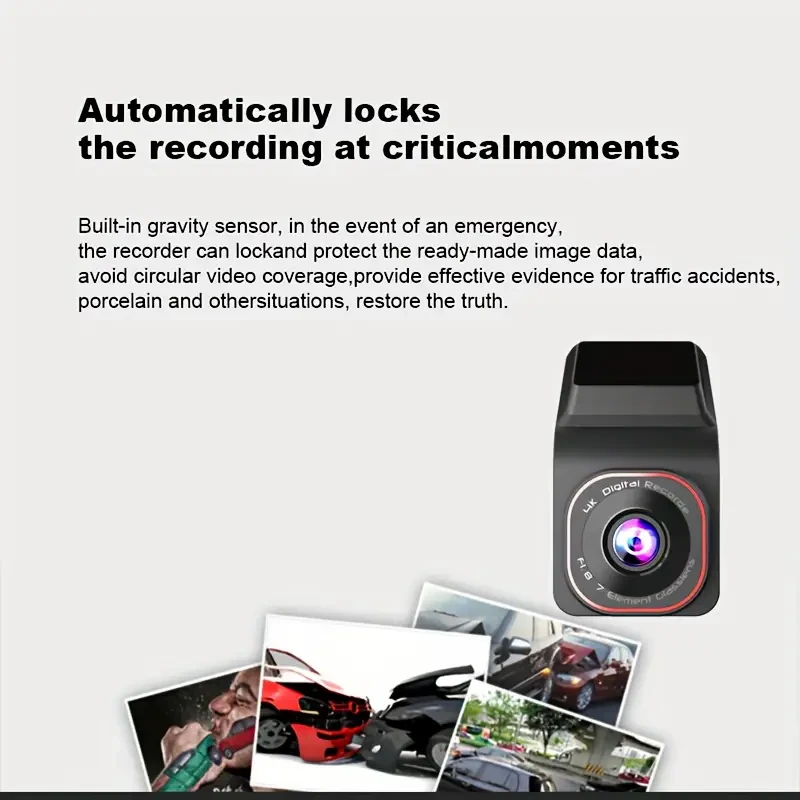 ESPONER Full HD 1920x1080 Dash Cam with 5.08cm Mini Hidden Screen