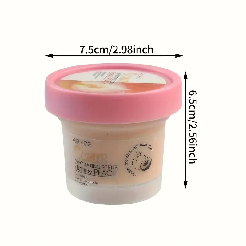 EEHOE Honey Peach Body Scrub Cream (3.53oz)